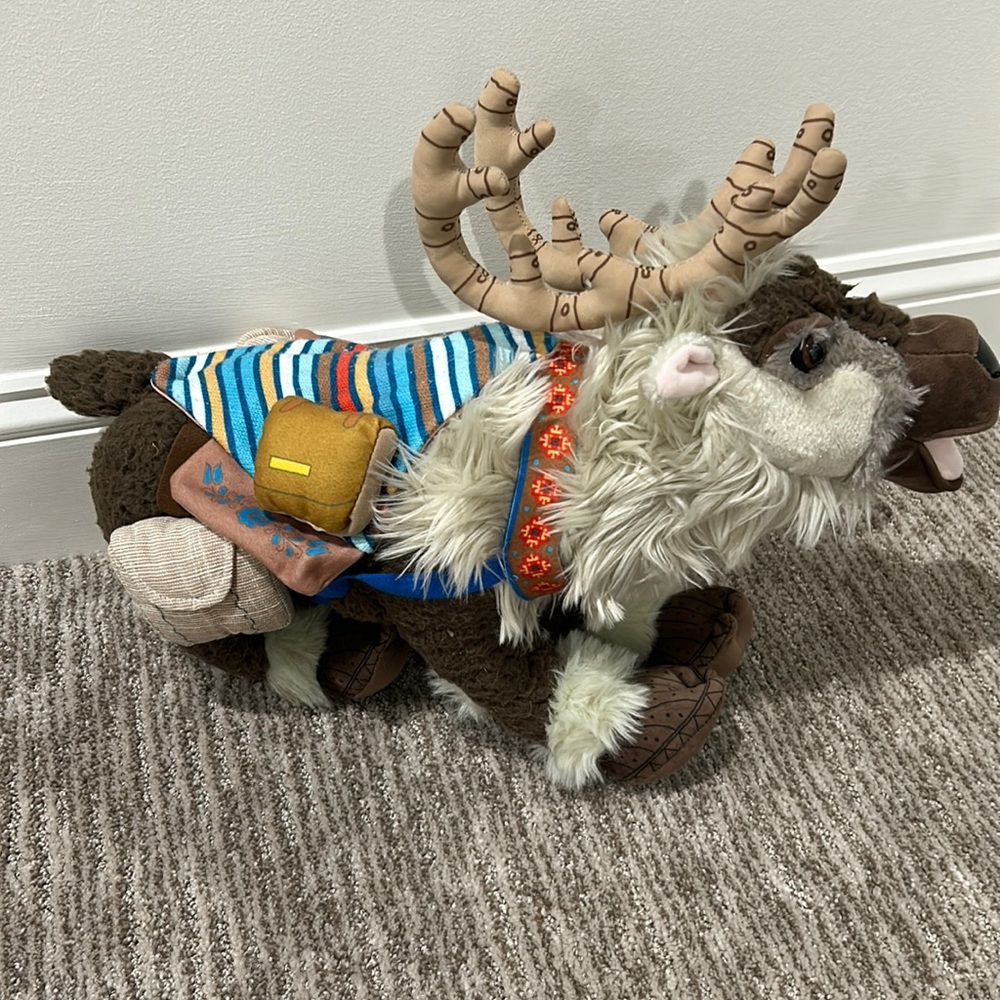 Disney plush Sven from frozen